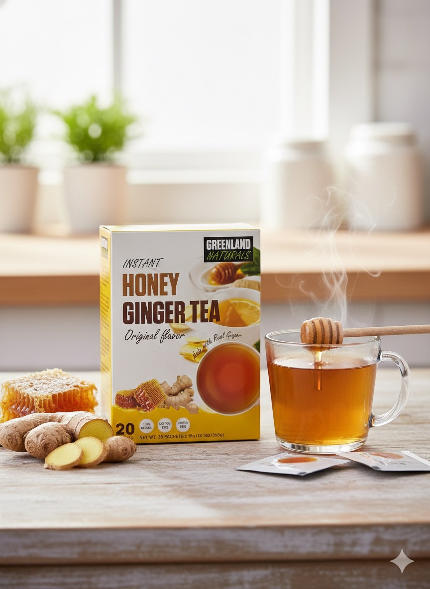 Honey ginger tea (original)